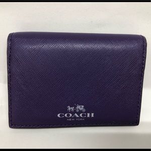 Coach Leather CardCase with Key Fob